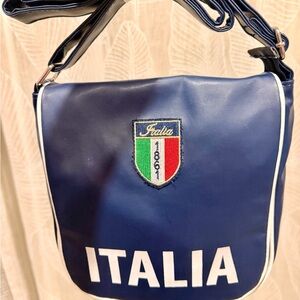 🇮🇹 Italia Blue Shoulder Bag from ROME, Italy 🇮🇹